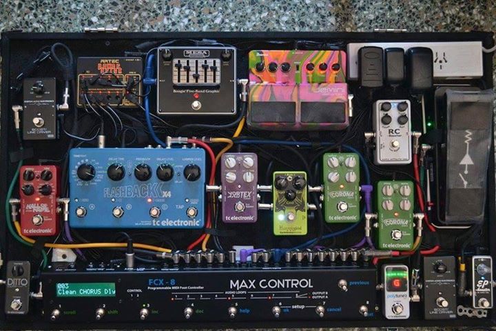 Pedalboard de Mauro Cordero