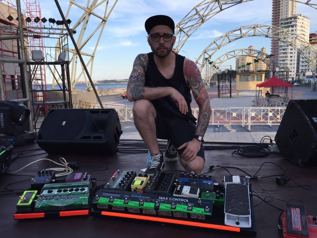Pedalboard de Hernan Tery (Carajo)